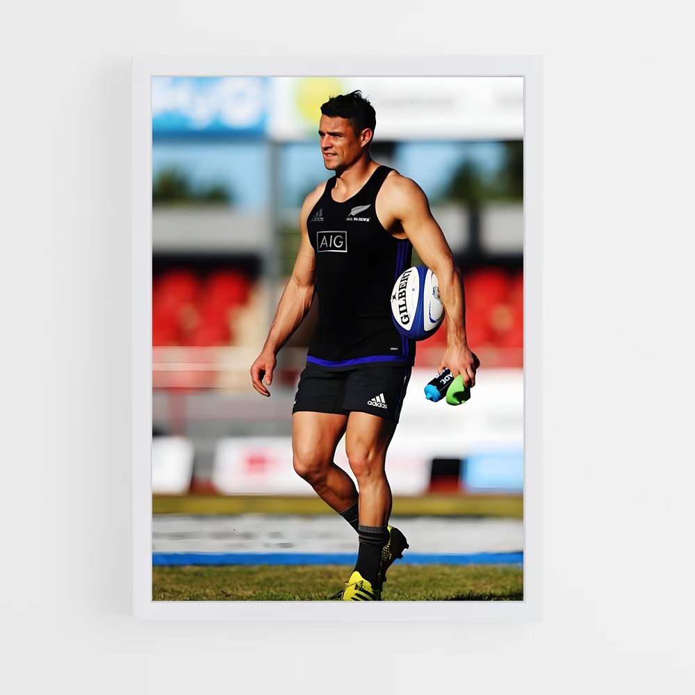 Poster Dan la Zone – affiche Rugby (vue 3)